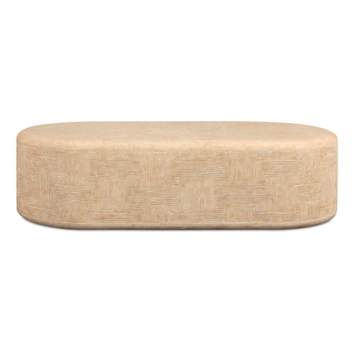 Suraya - Concrete Rounded Coffee Table