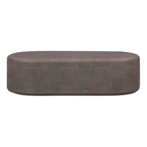 Suraya - Concrete Rounded Coffee Table