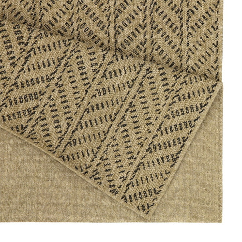 Earth - 7'10" X 10'3" Indoor, Outdoor Area Rug - Black, Natural