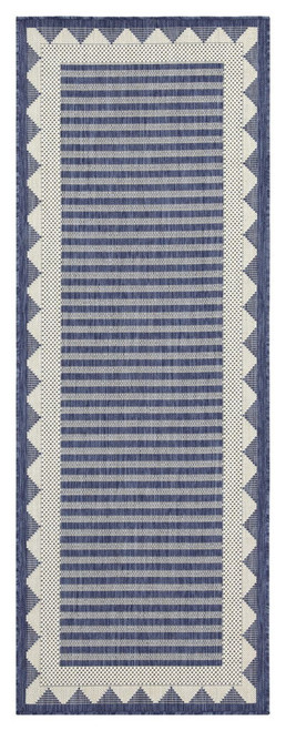Sunshine - 5'3" X 7'3" Indoor, Outdoor Area Rug - Blue