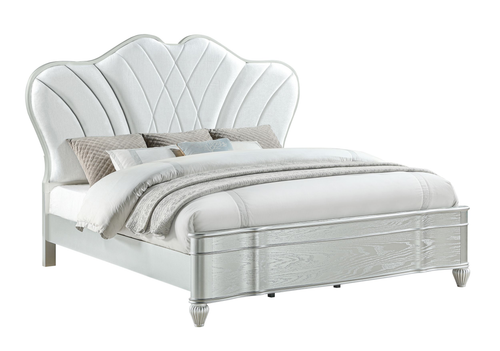 Eros Bedroom Set Collection In Silver