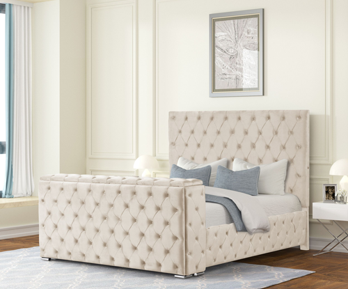 Encore Upholstered Sleigh Storage Bedroom Set