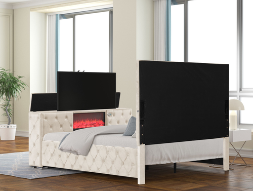 Encore Upholstered Sleigh Storage Bedroom Set