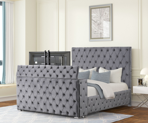 Encore Upholstered Sleigh Storage Bedroom Set