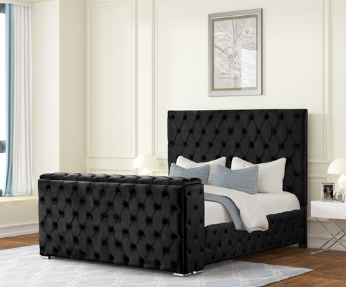 Encore Upholstered Sleigh Storage Bedroom Set