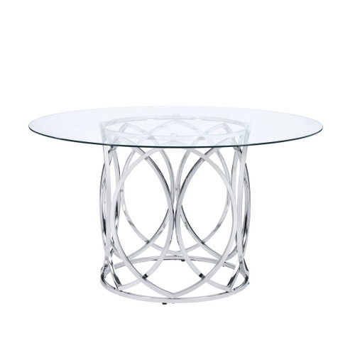 Merlin - Dining Table - Chrome
