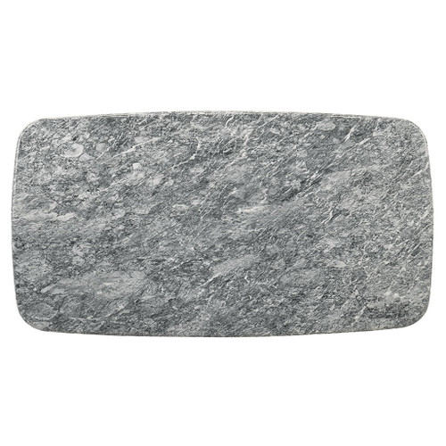 Dillon - Dining Table With Marble Top - Natural / Walnut