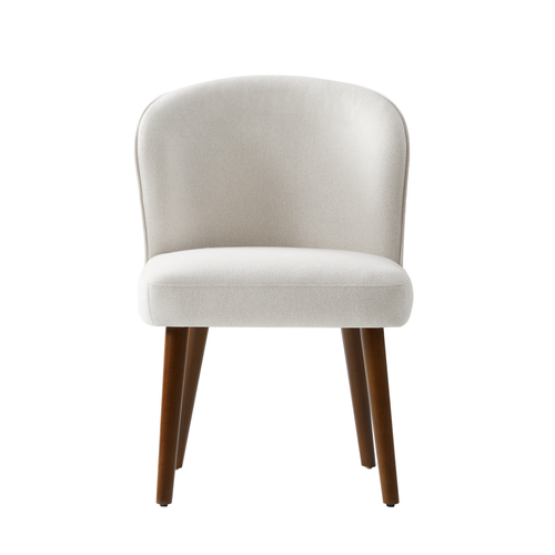 Bblythe Mid-Century Polyester Upholstered Dining Chair Set of 2