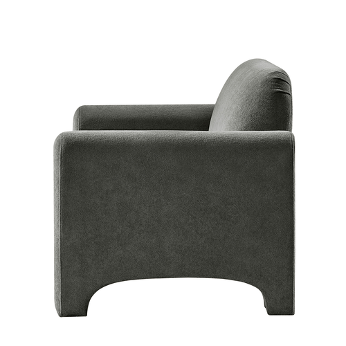 Madalena 59.5 in. Modern Chenille Fabric Loveseater Sofa