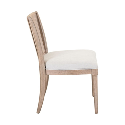 Sheridan Pointe - Corded Back Side Chair (RTA) - Vintage Natural