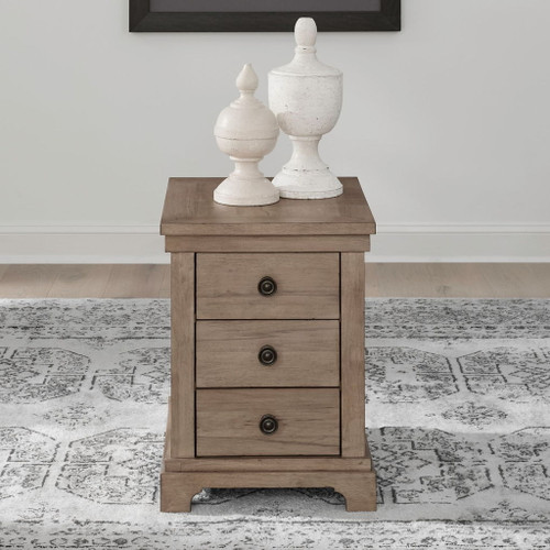 Haven Hills - Chairside Table - Camel Beige