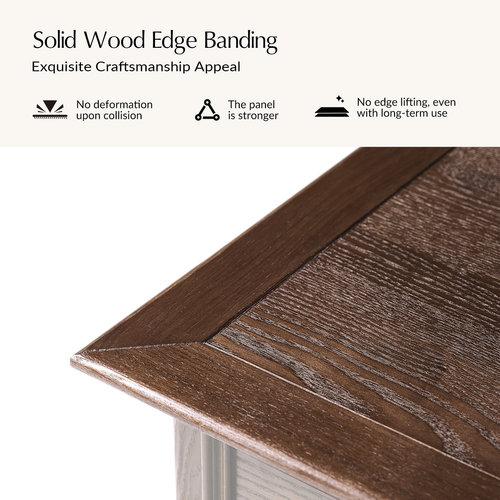 Constantin 28.4 in. W Nightstand with Built-In Outlets and USB Ports