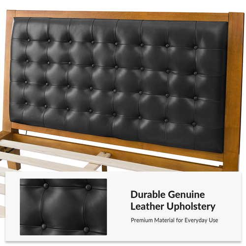 Walter Solid Wood Platform Bed In Wood