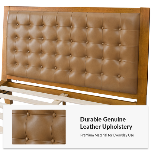 Walter Solid Wood Platform Bed In Wood