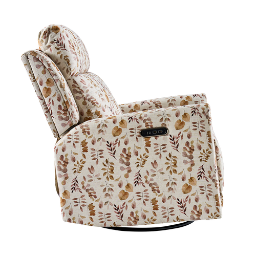 Arnold Powered Polyester Full Motion Recliner with Dual Motor Headrest and Footrest Separate Control