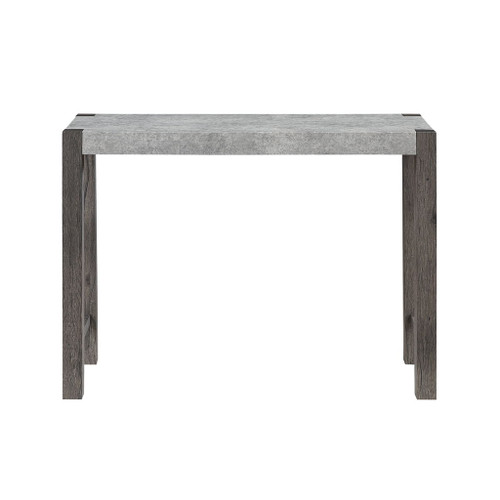 Regina - Console Sofa Table And Double Pedestal Base - Gray