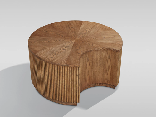 Larisa Coffee and End Table in Walnut
