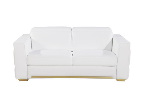 1120 - Leather Loveseat