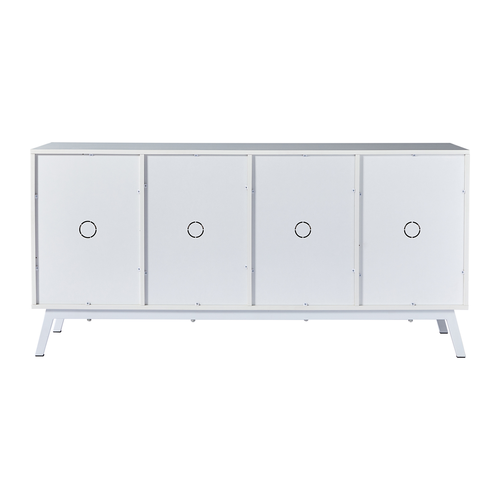 Joel 63 in. W Modern MDF 4-Door Sideboard with Adjustable Shelf