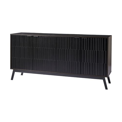 Joel 63 in. W Modern MDF 4-Door Sideboard with Adjustable Shelf