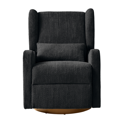 Renato 29.5 in. W Modern Swivel Glider Recliner with Built-in Nightlight