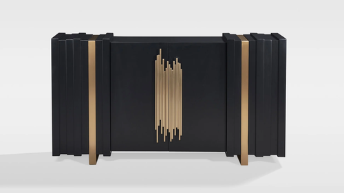 Aurea Modern Black Sideboard