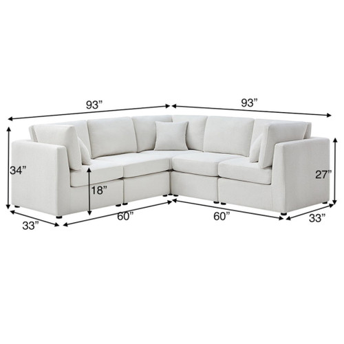 Chauncy - 5 Piece Sectional
