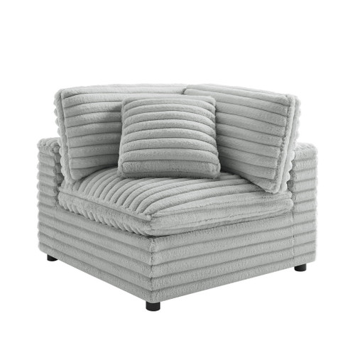 Jenny - Corner Accent Chair - Gray