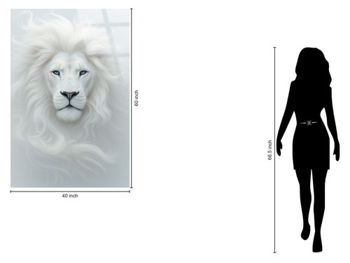 "Regal Majesty" Tempered Glass - White