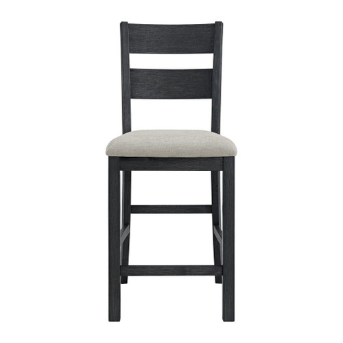 Garcia - 5 Piece Counter Set With Table And 4 Chairs - Black