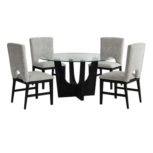 Oregon - 5 Piece Standard Height Dining Set (Round Table And Four Chairs)