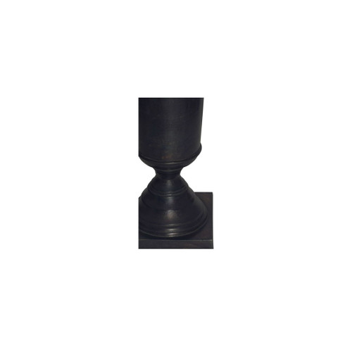 Cassia - Cast Aluminum Vase - Black