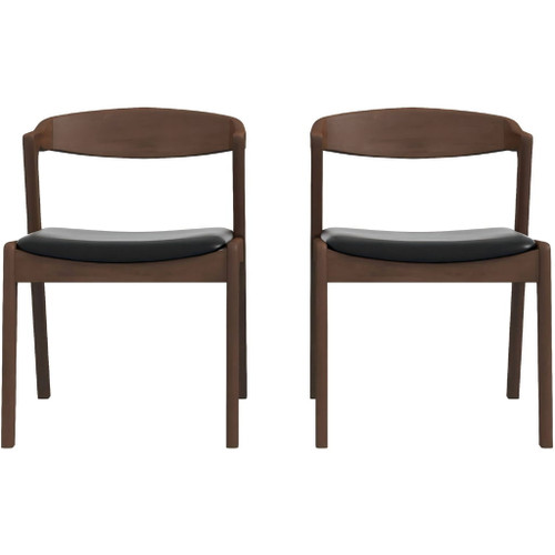 Dakota - Mid-Century Modern Velvet Dining Chair (Set of 2)