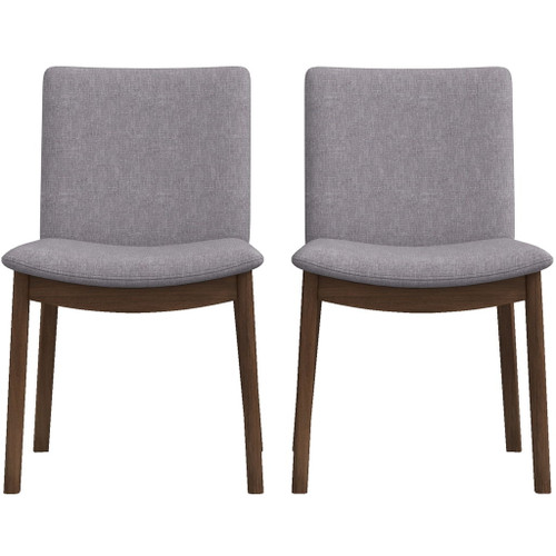 Laura - Mid-Century Modern Solid Wood Dining Chair (Set of 2)