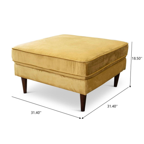 Amber - Square Upholstered Ottoman