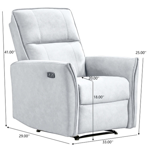 Asheville - Suede Recliner Chair