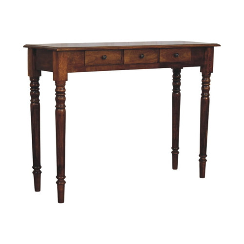 Turned Legs Drawer Console Table