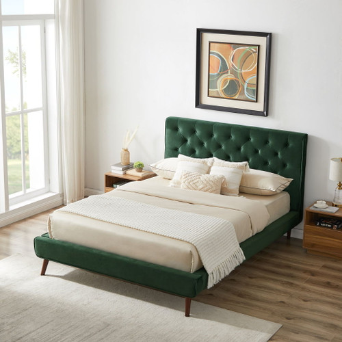 Dillon - Mid-Century Modern Platform Bed