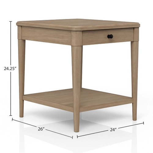 End Table With Storage Drawer