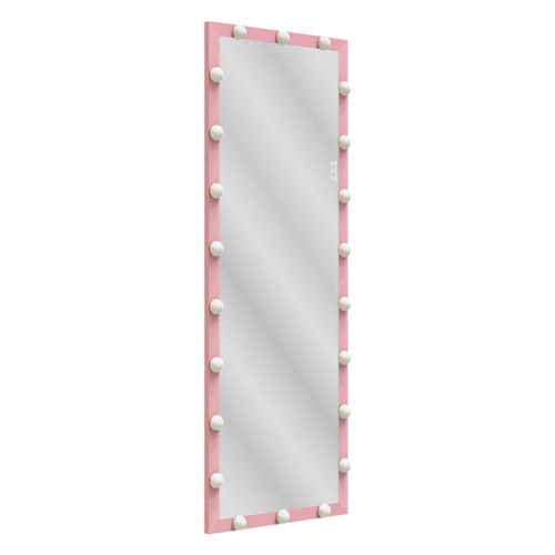 Full Length Mirror With Lights Full Body Vanity Mirror With 3 Color Modes Lighted Standing Floor Mirror For Dressing Room Bedroom Wall Mounted Touch Control