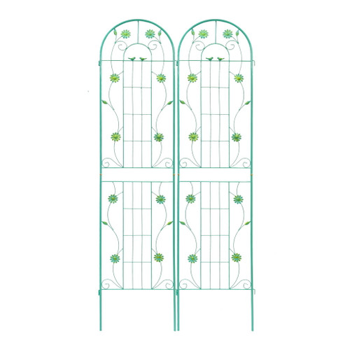 Metal Garden Trellis Rustproof Trellis For Climbing Plant Outdoor Flower Support