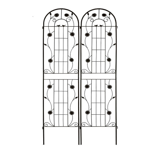 Metal Garden Trellis Rustproof Trellis For Climbing Plant Outdoor Flower Support