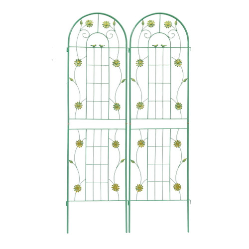 Metal Garden Trellis Rustproof Trellis For Climbing Plant Outdoor Flower Support