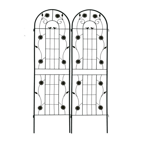 Metal Garden Trellis Rustproof Trellis For Climbing Plant Outdoor Flower Support