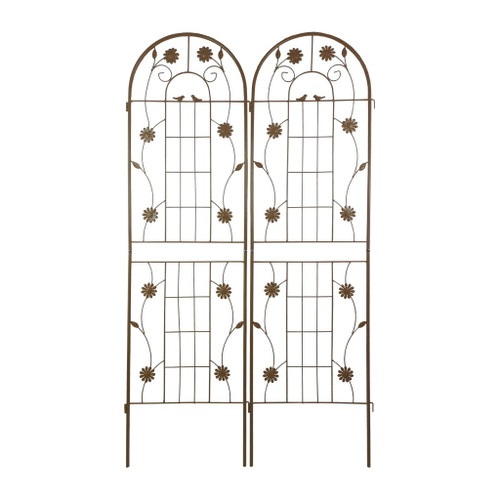 Metal Garden Trellis Rustproof Trellis For Climbing Plant Outdoor Flower Support