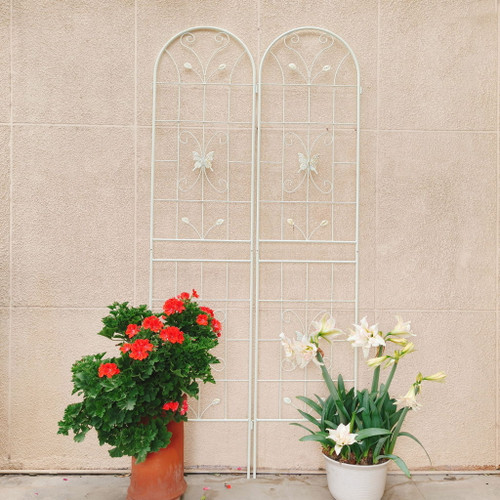Garden Metal Trellis Rustproof Trellis For Climbing Plants Outdoor Flower Support
