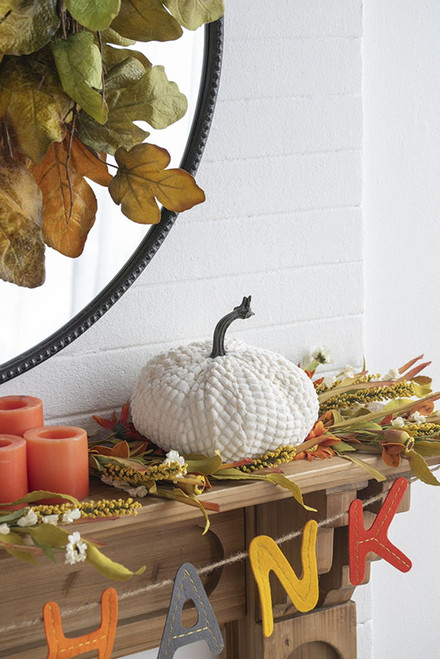 Weighted Pumpkin Ornament Decor For Holiday Harvest Festival Fall Festival & Thanksgiving