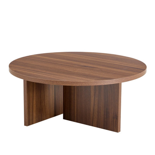 Versatile Round Coffee Table For Various Interior Styles