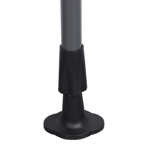 Manual Retractable Patio Awning, UV Resistant Polyester Sun Shade With No Drill Installation