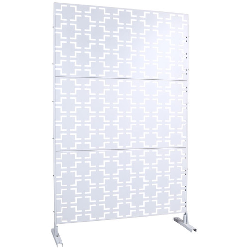 Outdoor & Indoor Metal Privacy Freestanding Decorative Screen